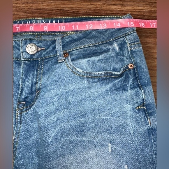 Aeropostale Women’s Distressed Skinny Jeans Size Size 4 - Picture 4 of 13